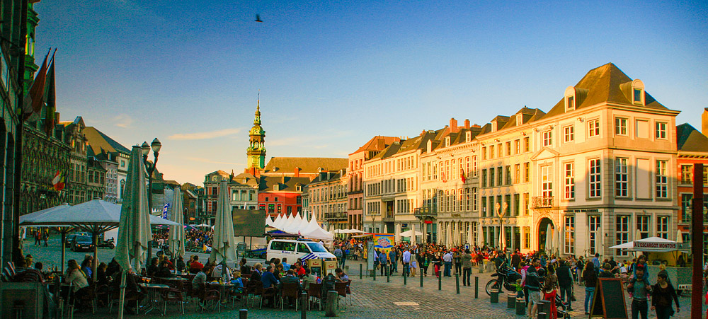 Mons town square - Belgium