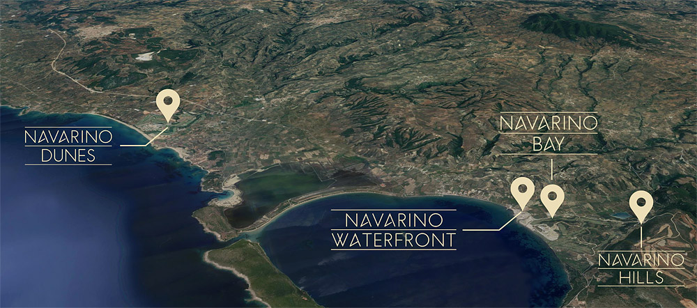 Costa Navarino resort map