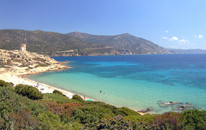 Sardinian coastline