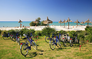 Verdura resort - beach and bicycles