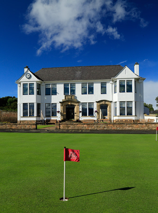 Gullane golf clubhouse