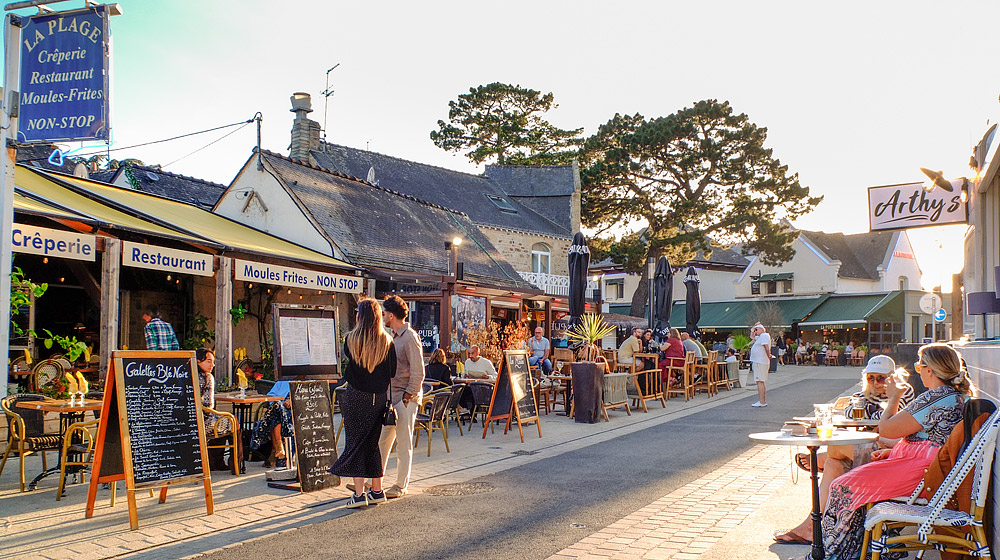 Deauville beach and parasols
