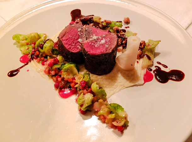 Roast Venison dish