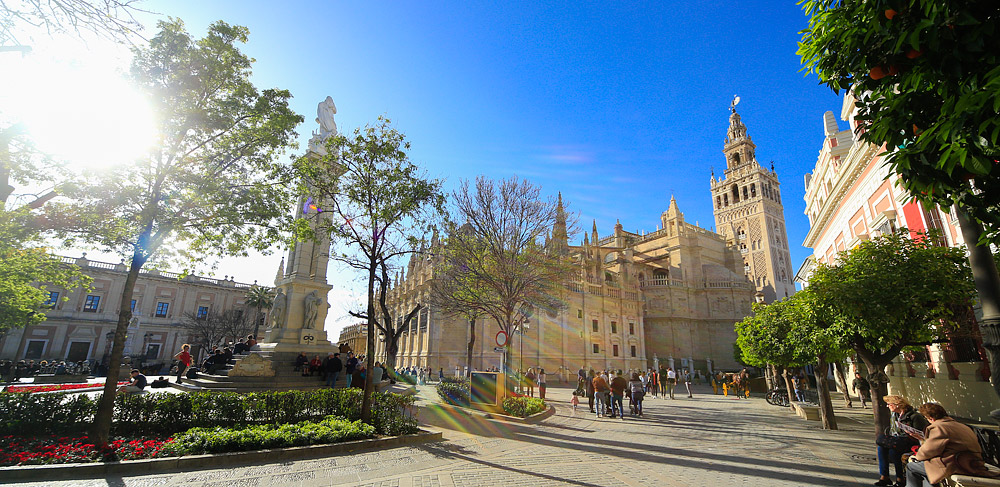 Seville - plaça Catedral Seville - plaça Catedral